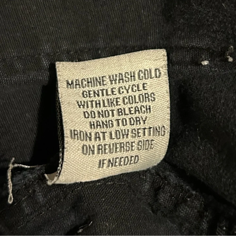Black Denim Cargo Jeans - Picture 11 of 12